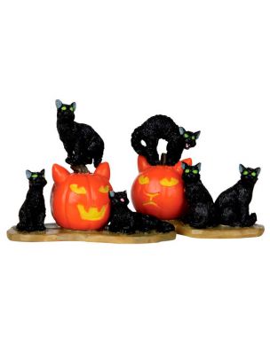 Halloween Cats, Set of 2