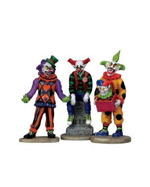 Evil Sinister Clowns Set Of 3