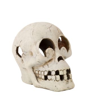 Skull tealight candle holder