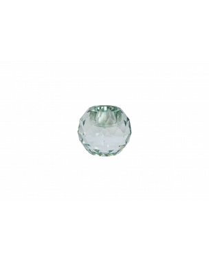 Lysestage diamant aqua 5 cm høj