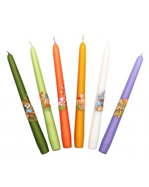 Candle with Easter motif