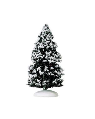 Juletræ med sne medium