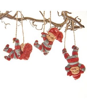 BABY ELF WITH HANGING STRING