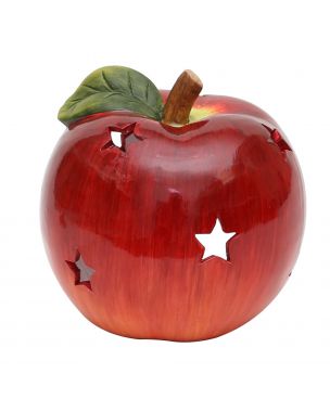 Æble til fyrfadslys 18 cm højt