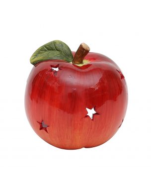 Æble til fyrfadslys 15 cm højt