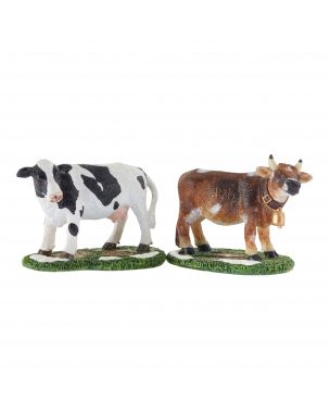 Cow and bull, 2 pieces