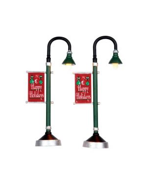 Municipal Street Lamps, Set Of 2