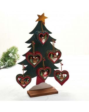 Hjertetræfigur til juletræet