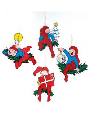 Bramming trænisse med julepynt 40 cm