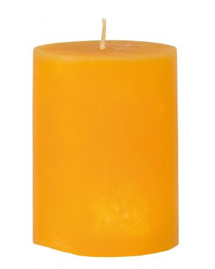 Yellow pomegranate scented candle 12 cm