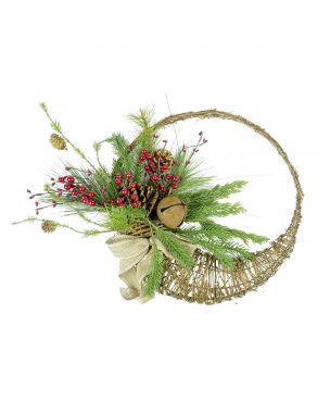 Wreath with bell