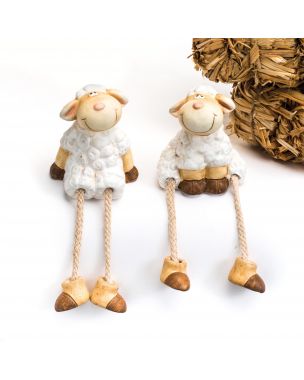 Sheep with hanging legs